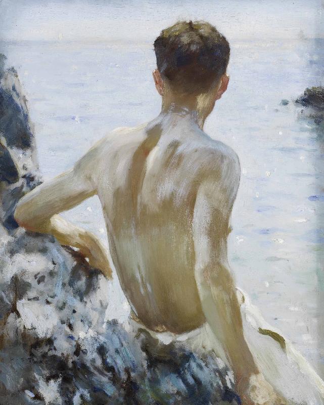 Henry Scott Tuke Beach Study China oil painting art